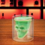 Novelty Crystal Skull Shot Glass Cup Creative..