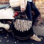 Vintage Leopard Tassel Bag&handbag