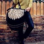 Vintage Leopard Tassel Bag&handbag