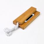 Natural Bamboo Radiation-proof Handset For Iphone