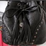 Punk Style Skull Rivet Handbag Backpack Shoulder..