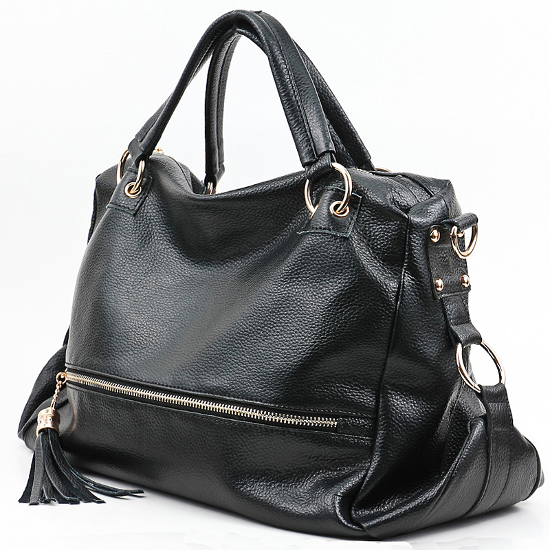 Tassel Leather Handbag Cross Body Shoulder Bag &handbag