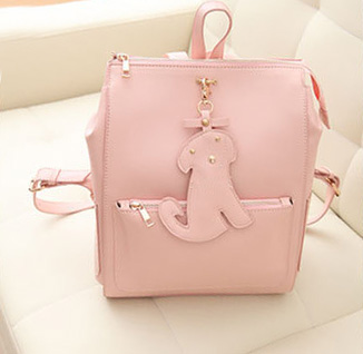 Fashion Dog Pendant Mint Green Cute Backpack - Pink [grhmf22000109] on ...